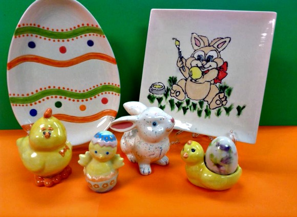 Make your own Easter decorations at The Pottery Place in White Oak on Friday, March 28.