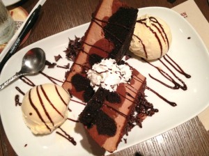longhorn chocolate dessert