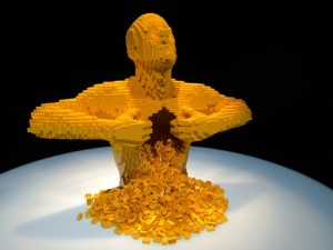 the Art of the Brick Yellow