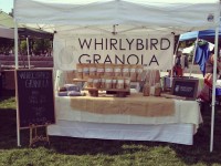 whirlybird granola booth