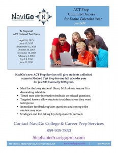 ACT Prep flyer