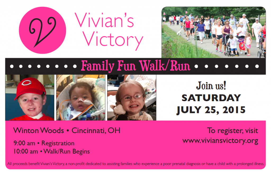 Click to download a PDF of the Vivian's Victory Event Registration Form.