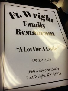 Fort Wright Family Restaurant Menu